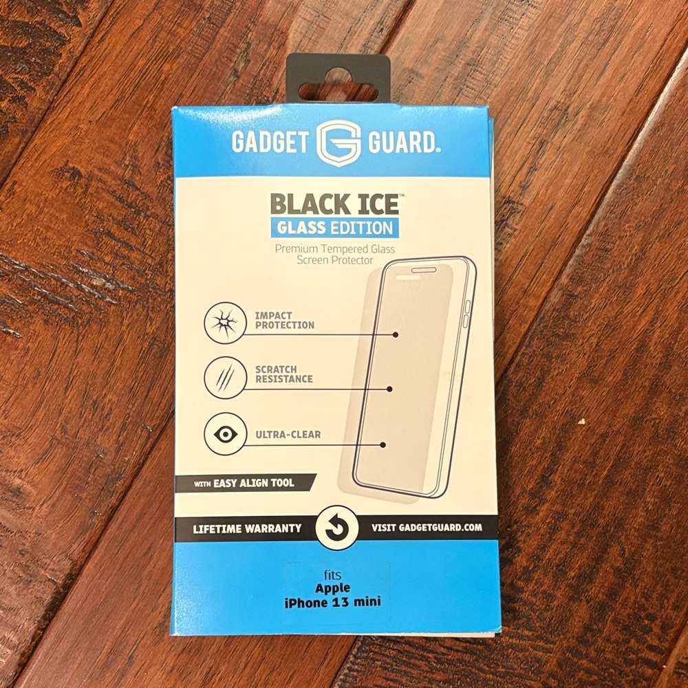 Black Ice Glass Edition Screen Protector for iPhone 13 Mini - Blue